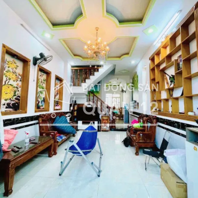 Bán nhà full nt 48m2-4tang sát mt QL1A Q12 ,oto ngủ nhà, sát KDC Tân Tiến - 5 tỷ nhỉnh 0932030061